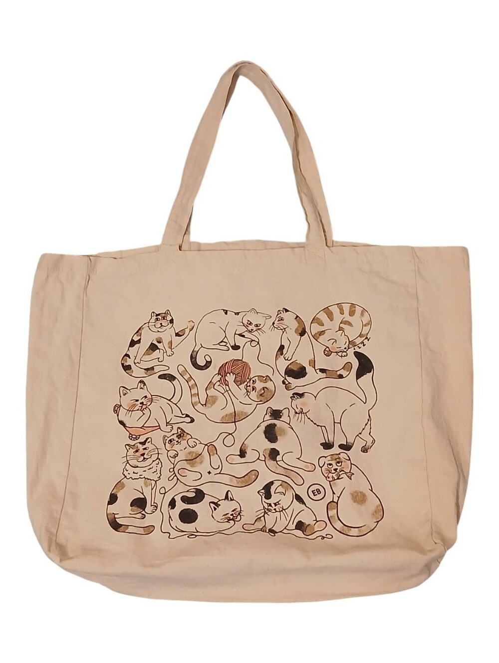 Earthbound Trading Company organic cotton tote Cattitude